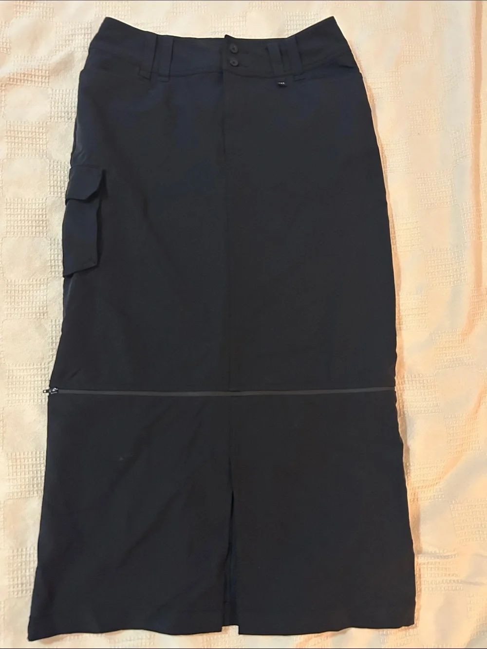 REI Black Convertible Cargo Skirt-midi to Maxi size 8